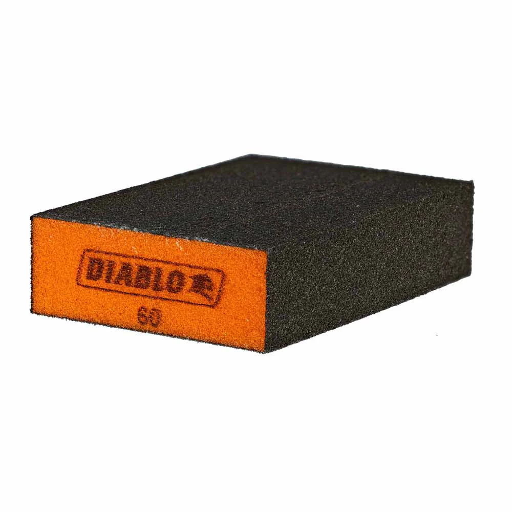 Diablo DFBBLOCMED01G Flat 60-Grit (Medium) Sanding Sponge - Mactool Shop