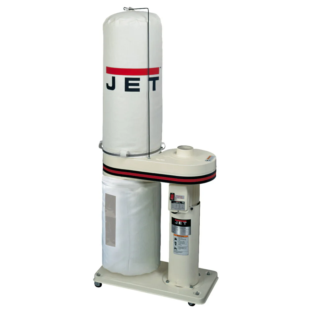 Jet JT9-708642BK DC-650 1HP CFM Dust Collector with Bag Filters - Mactool Shop