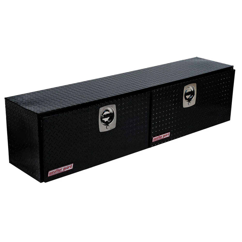WeatherGuard 372-5-02 Gloss Black Aluminum Hi-Side Box, 8.9 Cu. Ft. - Mactool Shop