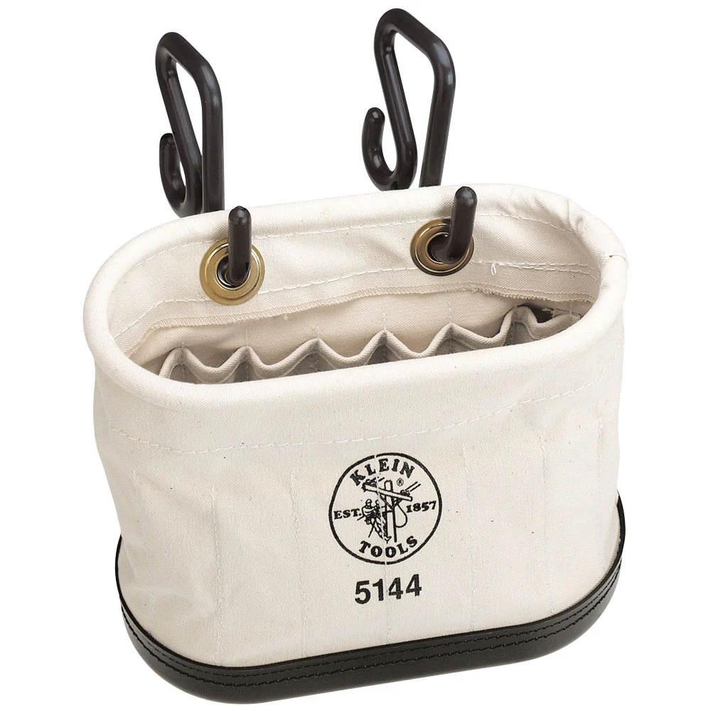 Klein 5144 Aerial Oval Bucket 15 Pockets with Hooks - Mactool Shop