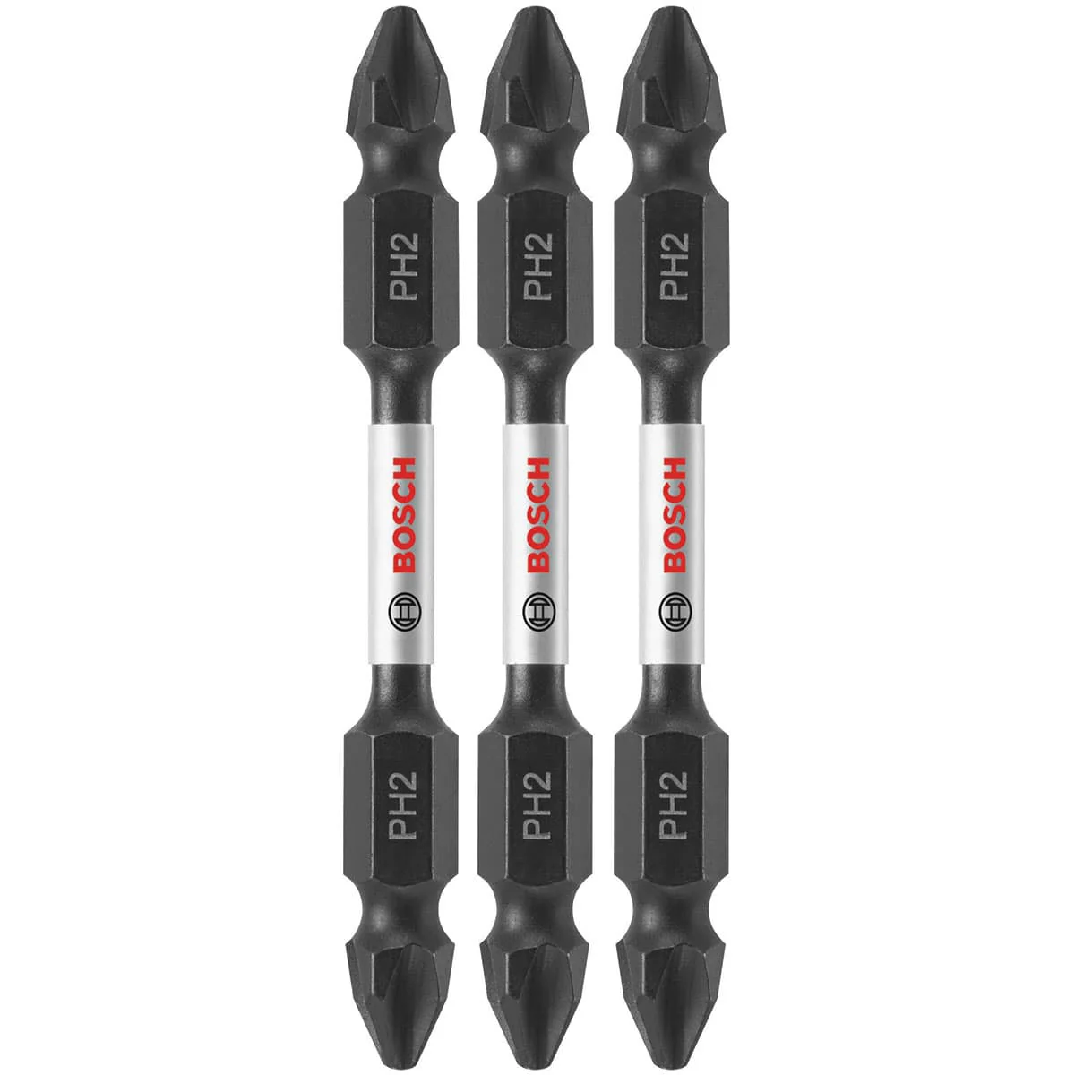 Bosch ITDEPH22503 3 pc. Impact Tough 2.5 In. Phillips #2 Double-Ended Bits - Mactool Shop