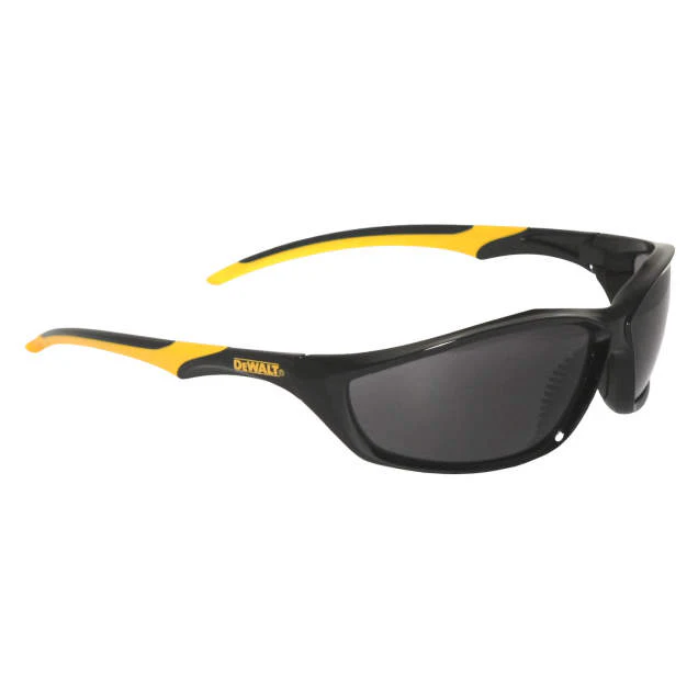 Dewalt DPG96-2D Router Safety Glasses, Black/Yellow Frame, Smoke Lens - Mactool Shop
