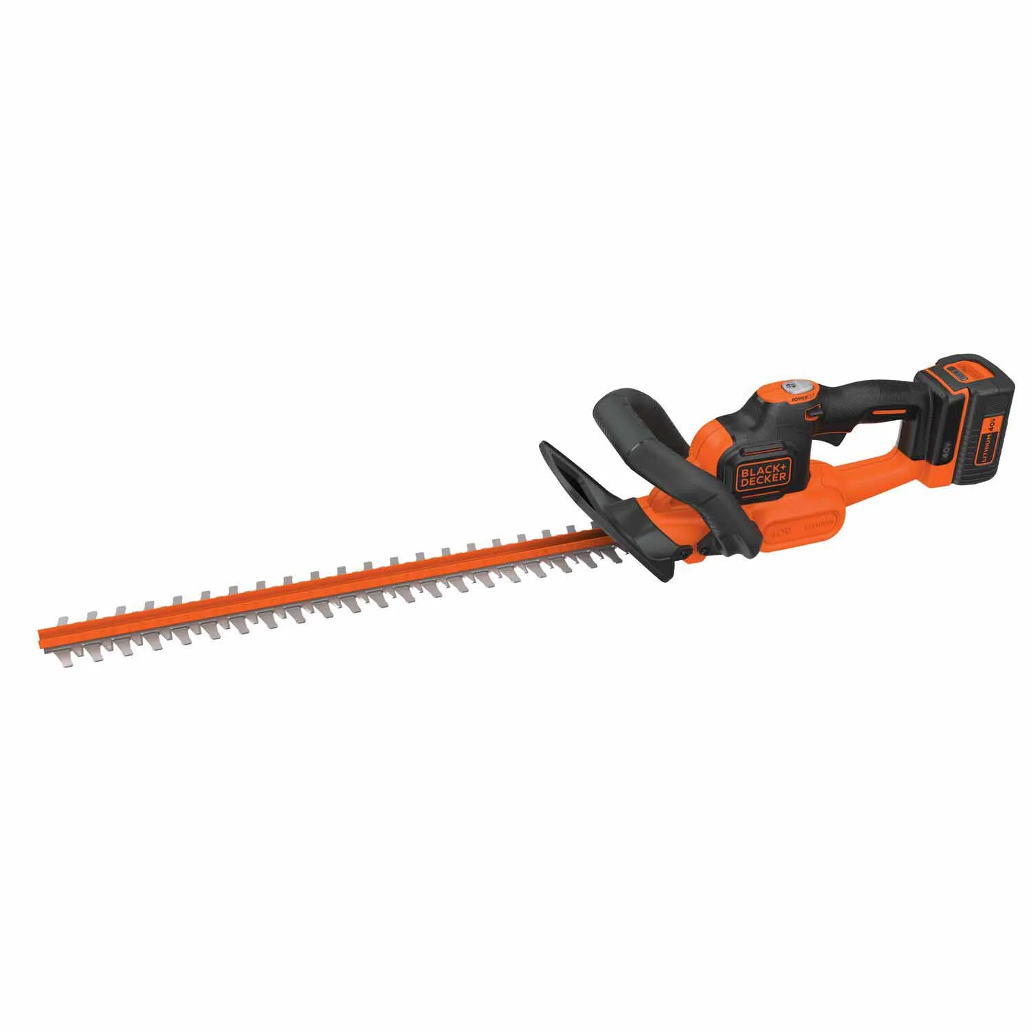 Black & Decker LHT341 40-volt 24-in Dual Cordless Hedge Trimmer (with Battery) - Mactool Shop