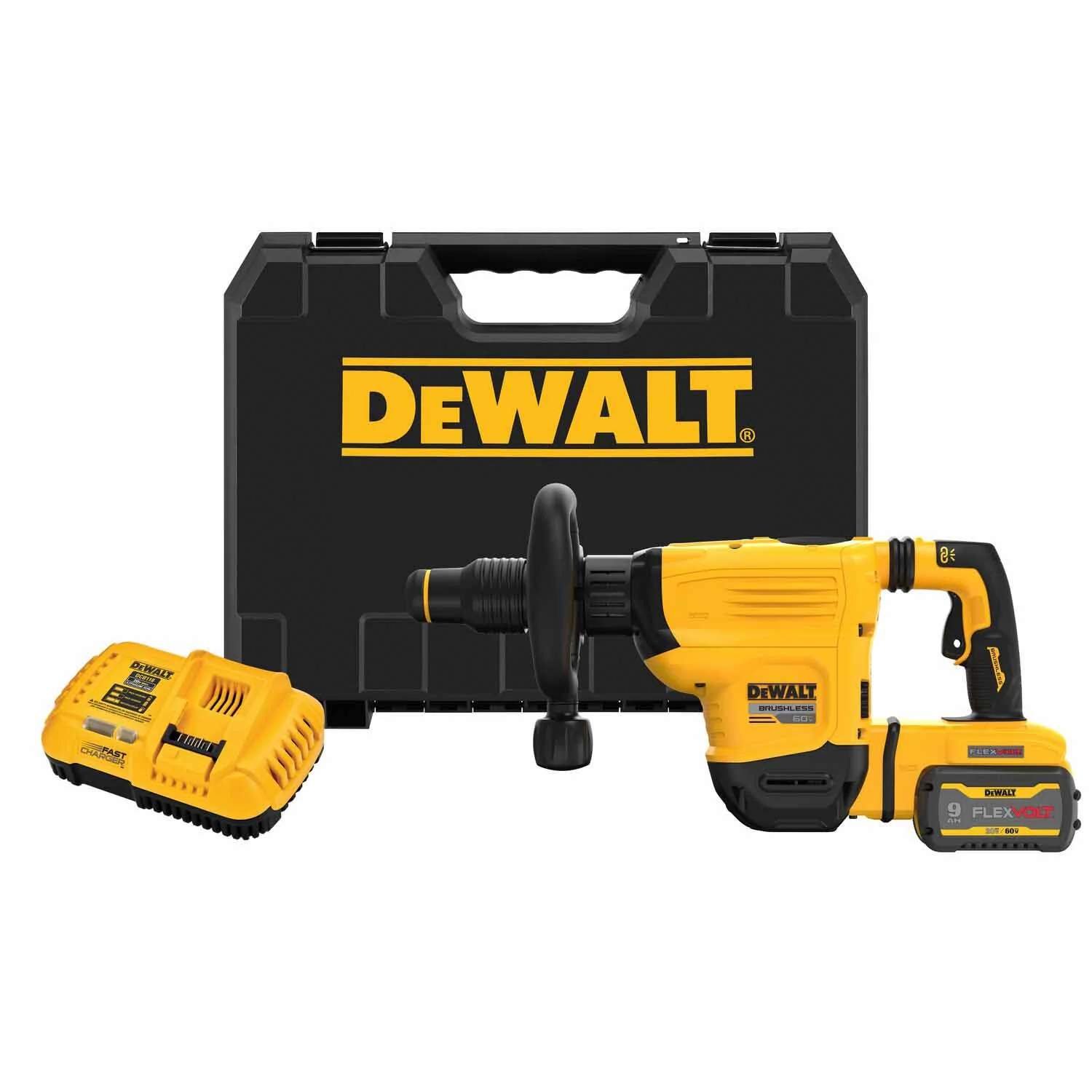 DeWalt DCH832X1 60V MAX 15 lb. Cordless SDS Max Chipping Hammer Kit - Mactool Shop