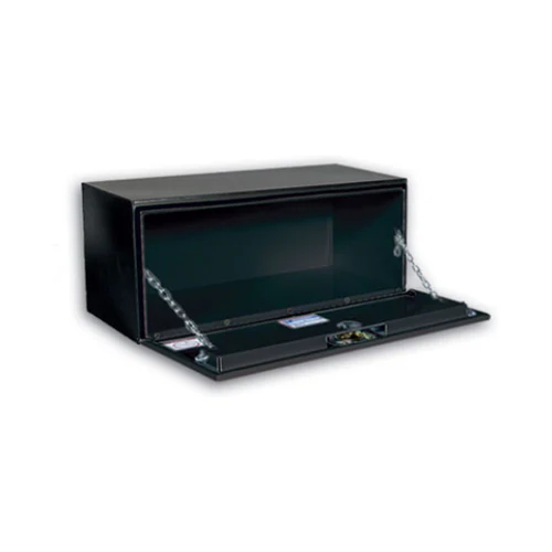 Weather Guard 562-5-01 Black Steel Rotary Style Jumbo Underbed Storage Box, 24