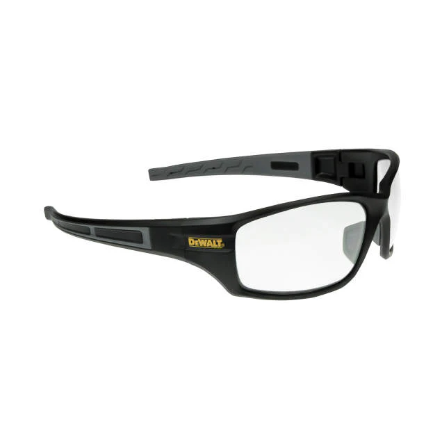 Dewalt DPG101-1D Auger Safety Glasses, Black Frame, Clear Lens - Mactool Shop
