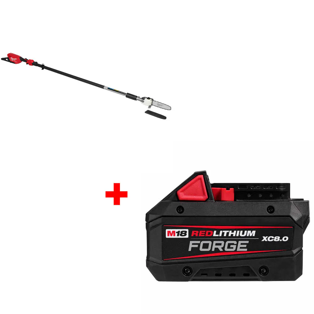 Milwaukee 3013-20 M18 FUEL Pole Saw W/ FREE 48-11-1881 M18 Battery Pack - Mactool Shop