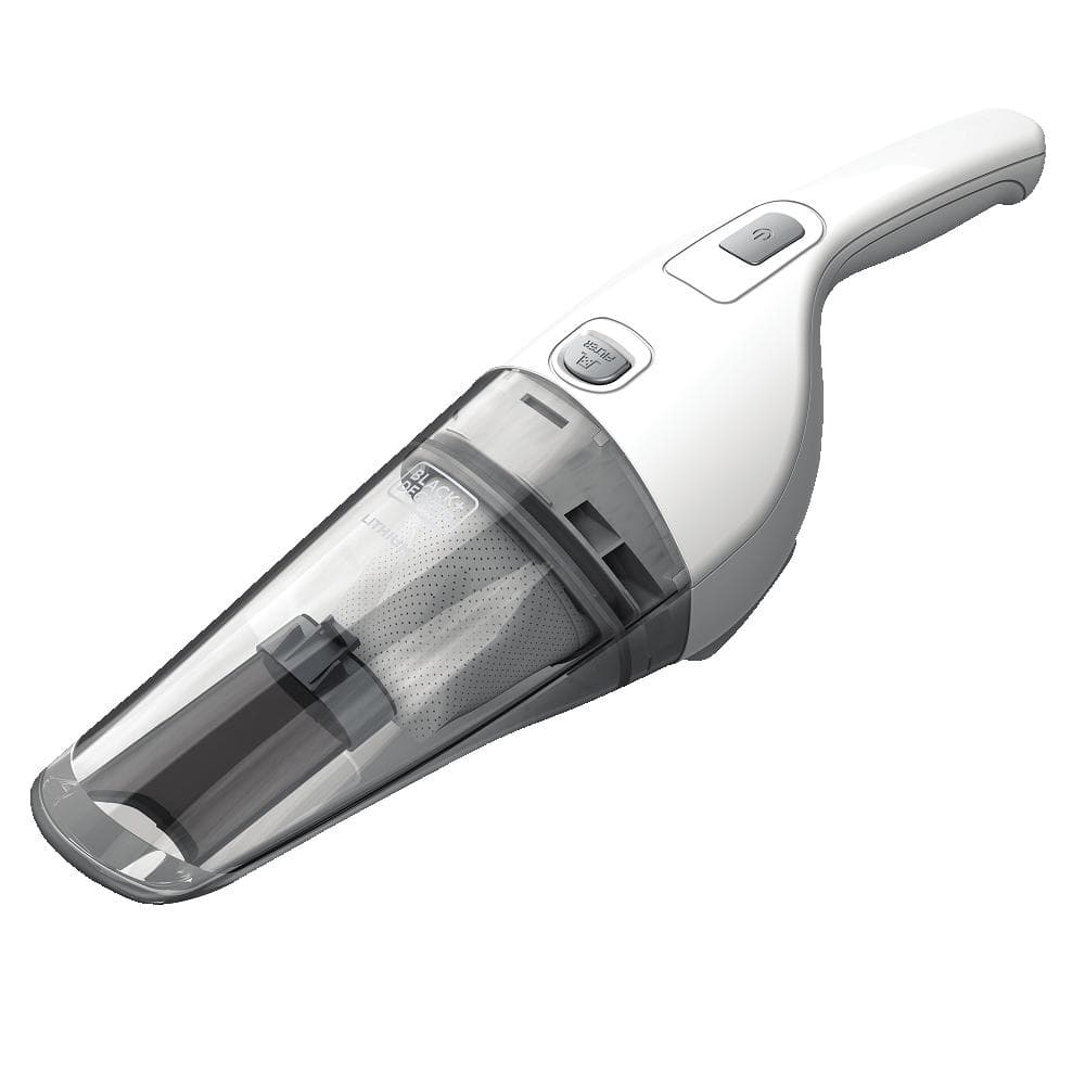 Black & Decker HNV220BCZ10FF Compact Lithium Handheld Powder White Vacuum 2Ah Kit - Mactool Shop