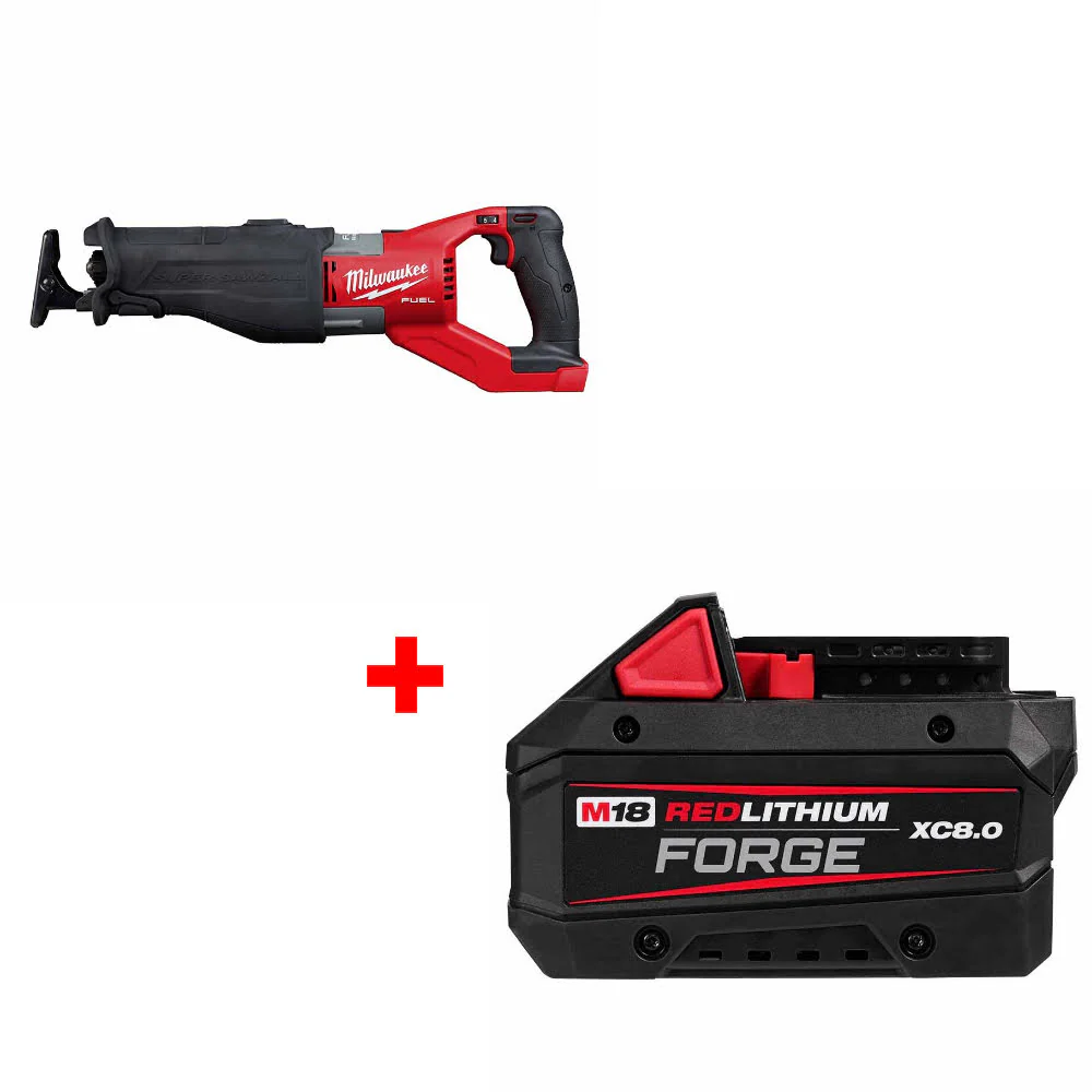 Milwaukee 2722-20 M18 FUEL SUPER SAWZALL W/ FREE 48-11-1881 M18 Battery Pack - Mactool Shop
