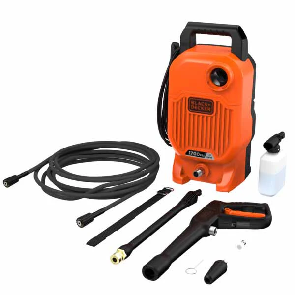 Black & Decker BEPW1700 1,700 MAX PSI 1.2 GPM Electric Cold Water Pressure Washer - Mactool Shop