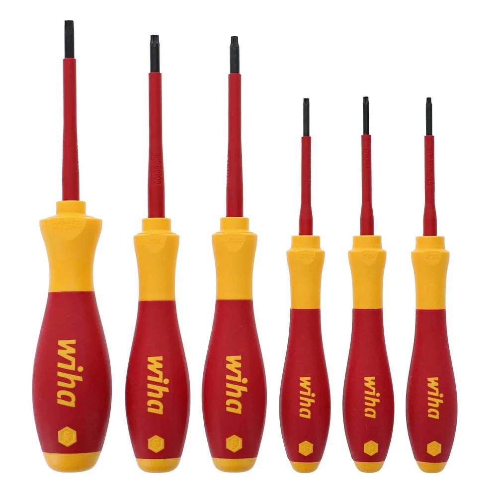 Wiha 32590 6 Piece Insulated SoftFinish Torx Screwdriver Set - Mactool Shop