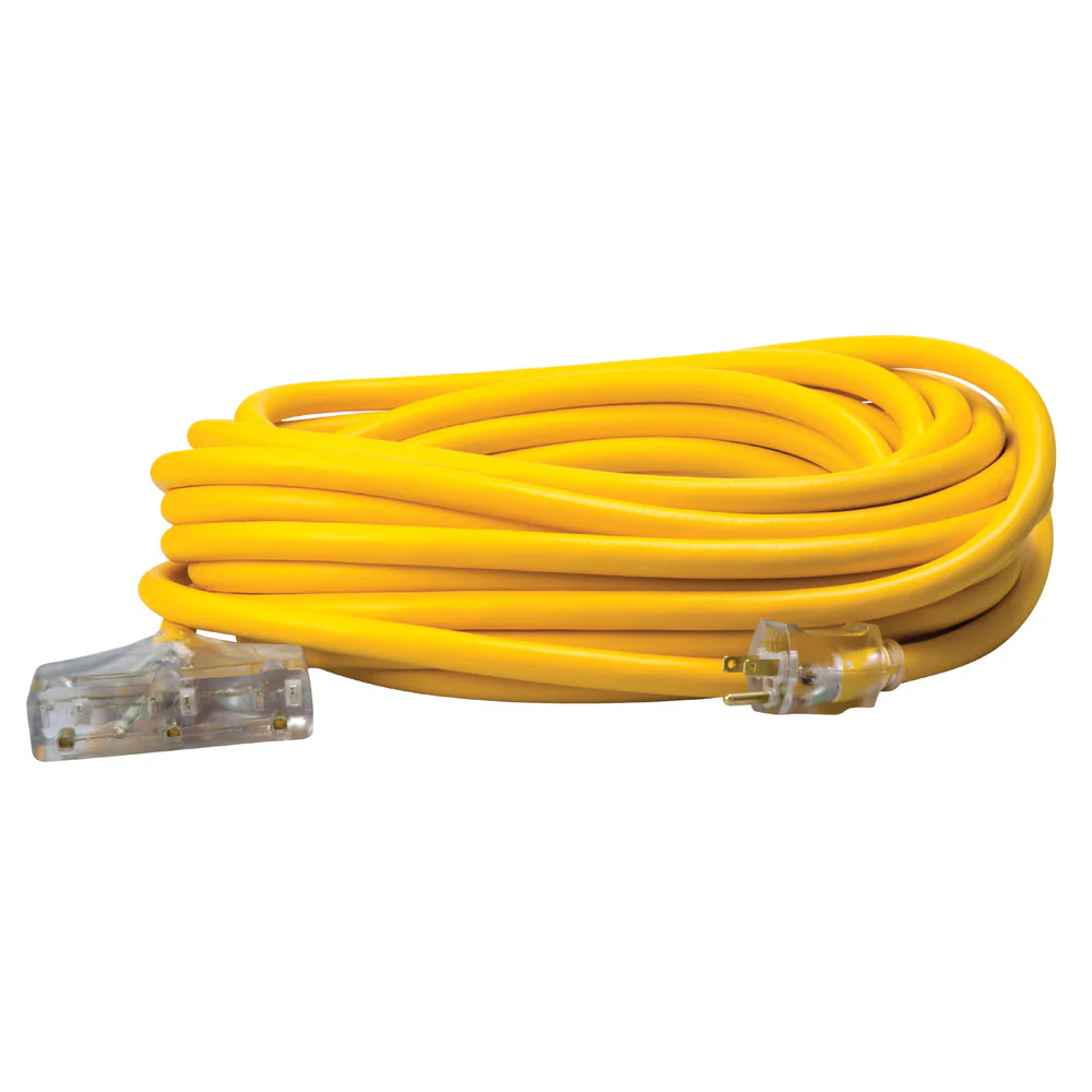 Southwire 3588SW0002 50' 10/3 SJEOOW Polar/Solar Yellow Three-Way Power Block - Mactool Shop