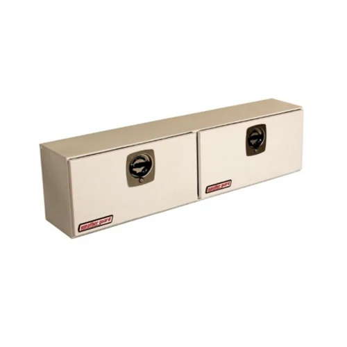 Weather Guard 264-3-01 White Steel Compact Hi-Side Truck Box - 7.4 Cu. Ft. - Mactool Shop