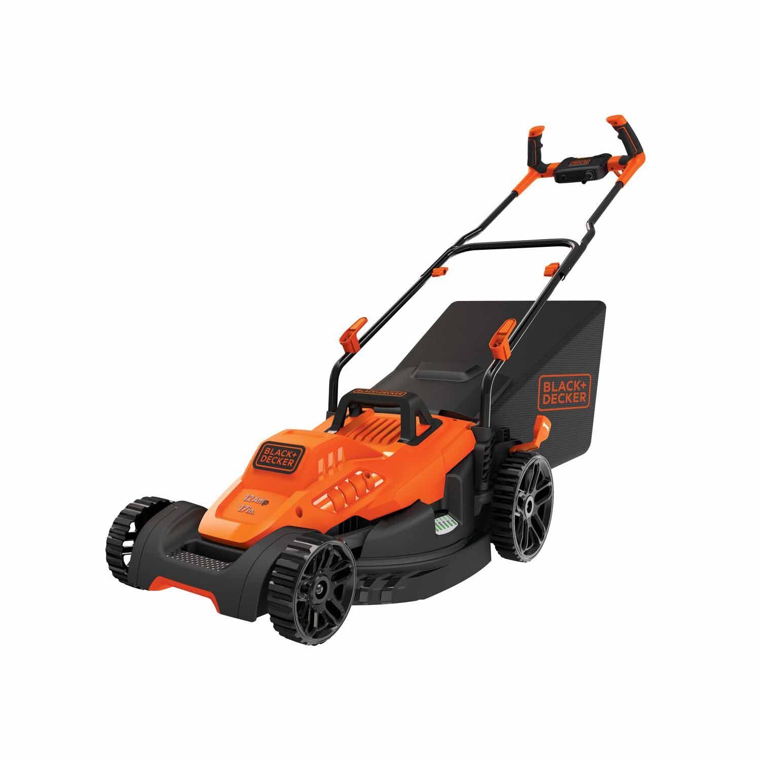 Black & Decker BEMW482BH 12 Amp 17 in. Electric Lawn Mower with Comfort Grip Handle - Mactool Shop