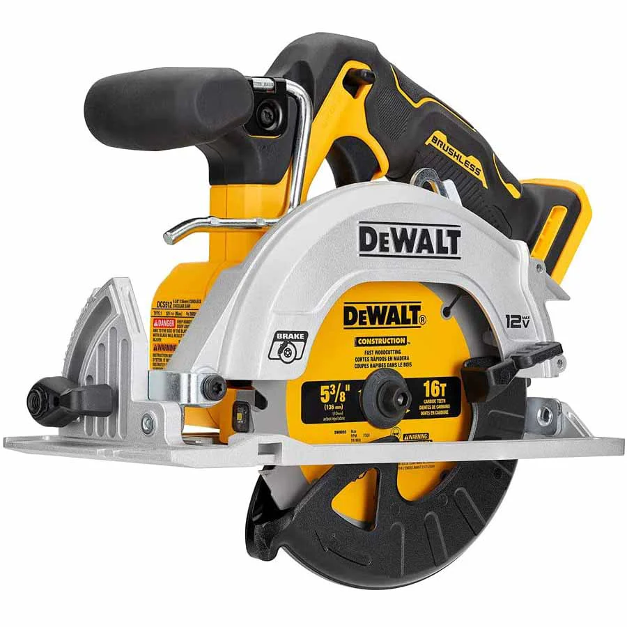 DeWalt DCS512B XTREMETM 12V MAX* 5-3/8 in. Brushless Cordless Circular Saw (Tool Only) - Mactool Shop