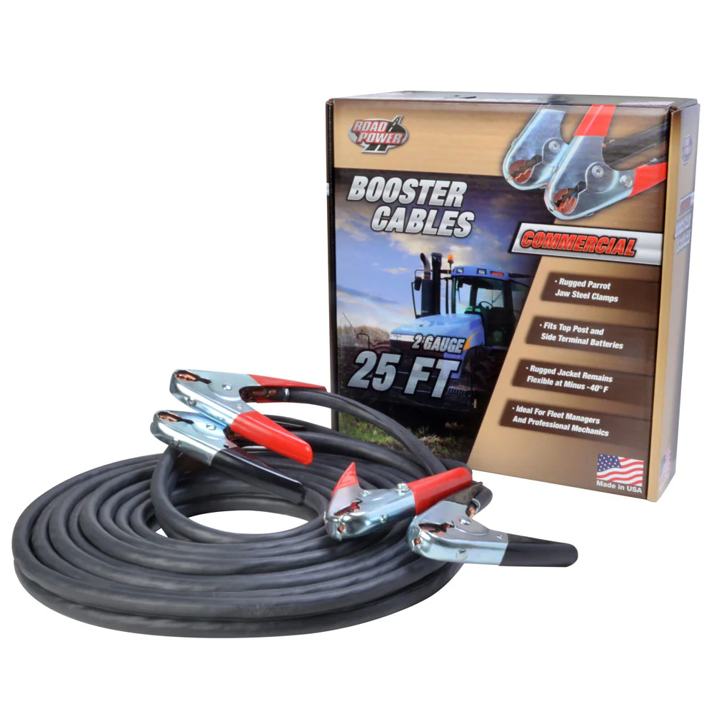 Southwire 88620108 Booster Cable 2 Gauge 25' CCA Parrot Clamp - Mactool Shop