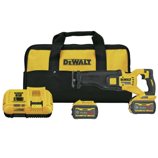 DeWalt DCS389X2 60V MAX FLEXVOLT BRUSHLESS RECIP SAW KIT 9.0AH - Mactool Shop