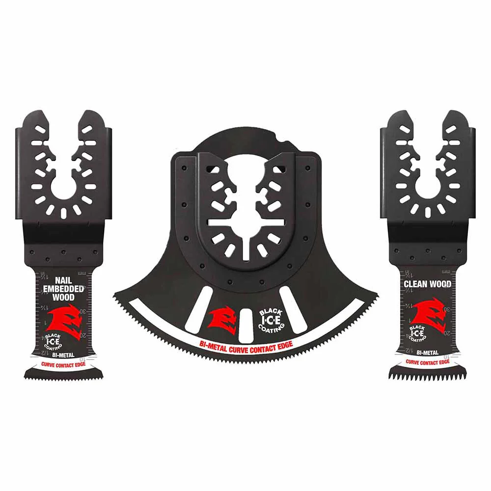 Diablo DOU3BS 3 pc Universal Fit Bi-Metal Oscillating Blade Set (3-Piece) - Mactool Shop