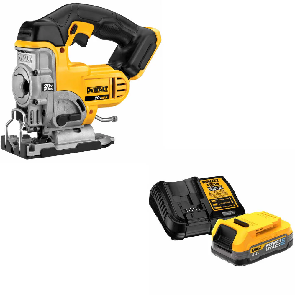 DeWalt DCS331B 20V MAX Jig Saw, Bare W/ FREE DeWalt DCBP034C 20V MAX Starter Kit - Mactool Shop