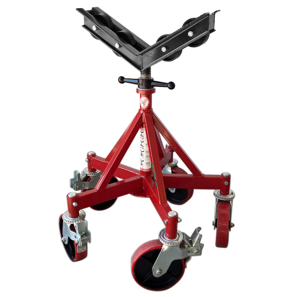 B&B Pipe Tools 3511 Giant 5 Package Ru (Jack, Casters, And Rubber Wheels) - Mactool Shop