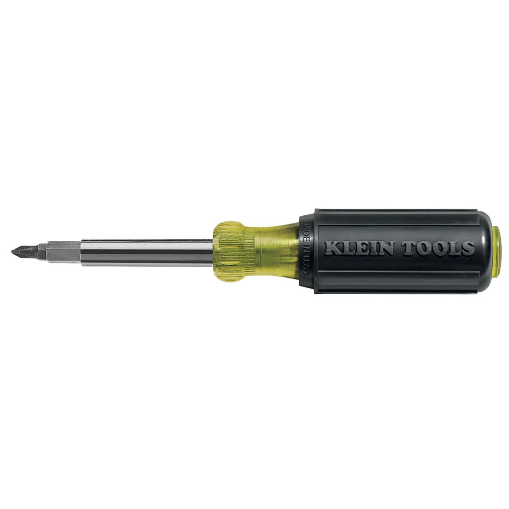 Klein Tools 32477 Multi-Bit Screwdriver / Nut Driver, 10-in-1, Phillips, Slotted Bits - Mactool Shop