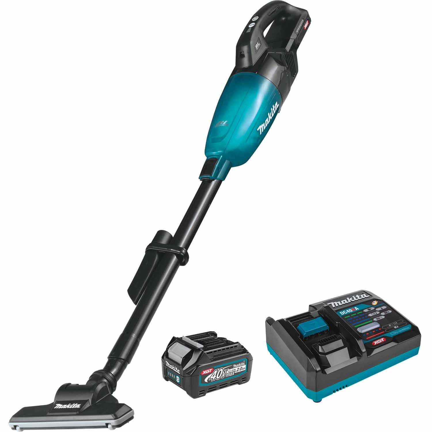 Makita GLC01R1 40V max XGT 4-Speed HEPA Filter Compact Vacuum Kit (2.5Ah) - Mactool Shop