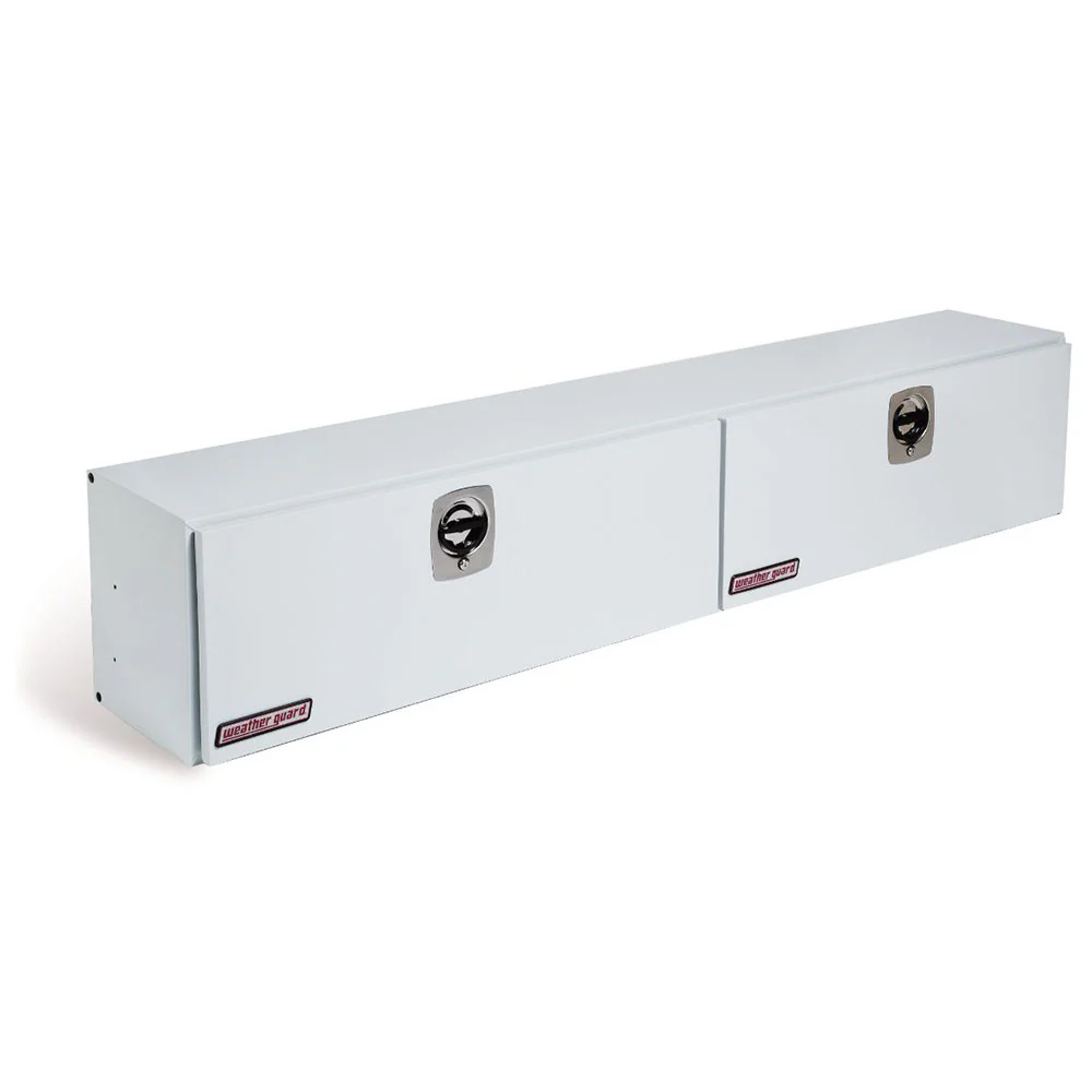 WeatherGuard 296-3-02 White Steel Hi-Side Box, 11.8 Cu. Ft. - Mactool Shop