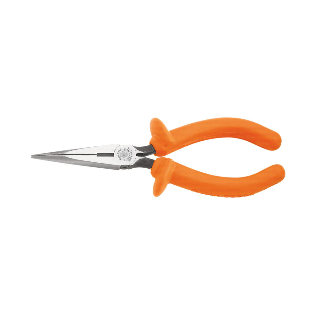Klein Tools D203-6-INS Long Nose Pliers, Insulated, 6