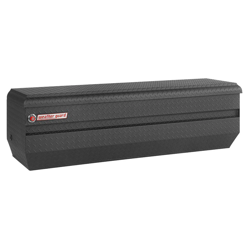 WeatherGuard 664-52-01 Black Aluminum All-Purpose Chest, Full, 13.1 Cu. Ft. - Mactool Shop