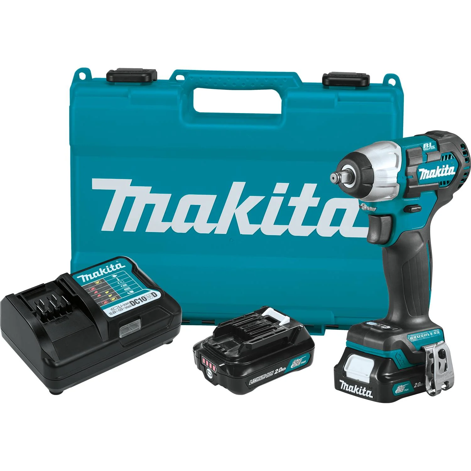 Makita WT05R1 12V Max CXT Brushless 3/8 In. Sq. Drive Impact Wrench Kit - Mactool Shop