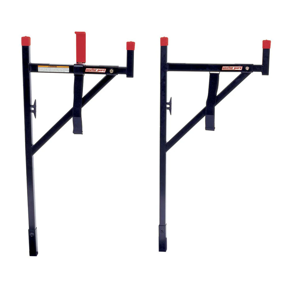 WeatherGuard 1451-5 WEEKENDER Black Steel Horizontal Rear Ladder Rack - Mactool Shop
