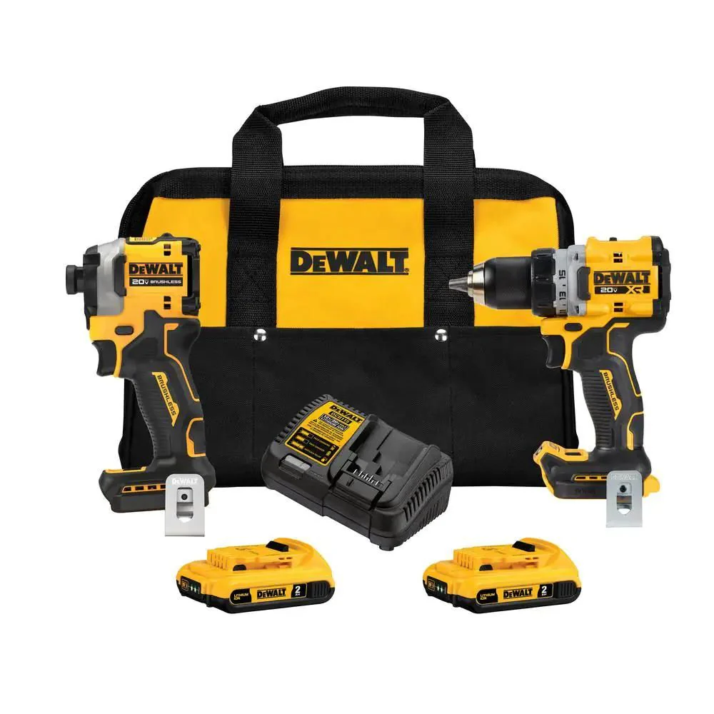 DeWalt DCK2051D2 20V Max XR Cordless Drill/Driver and Atomic Impact Driver Combo Kit (2-Tool) - Mactool Shop