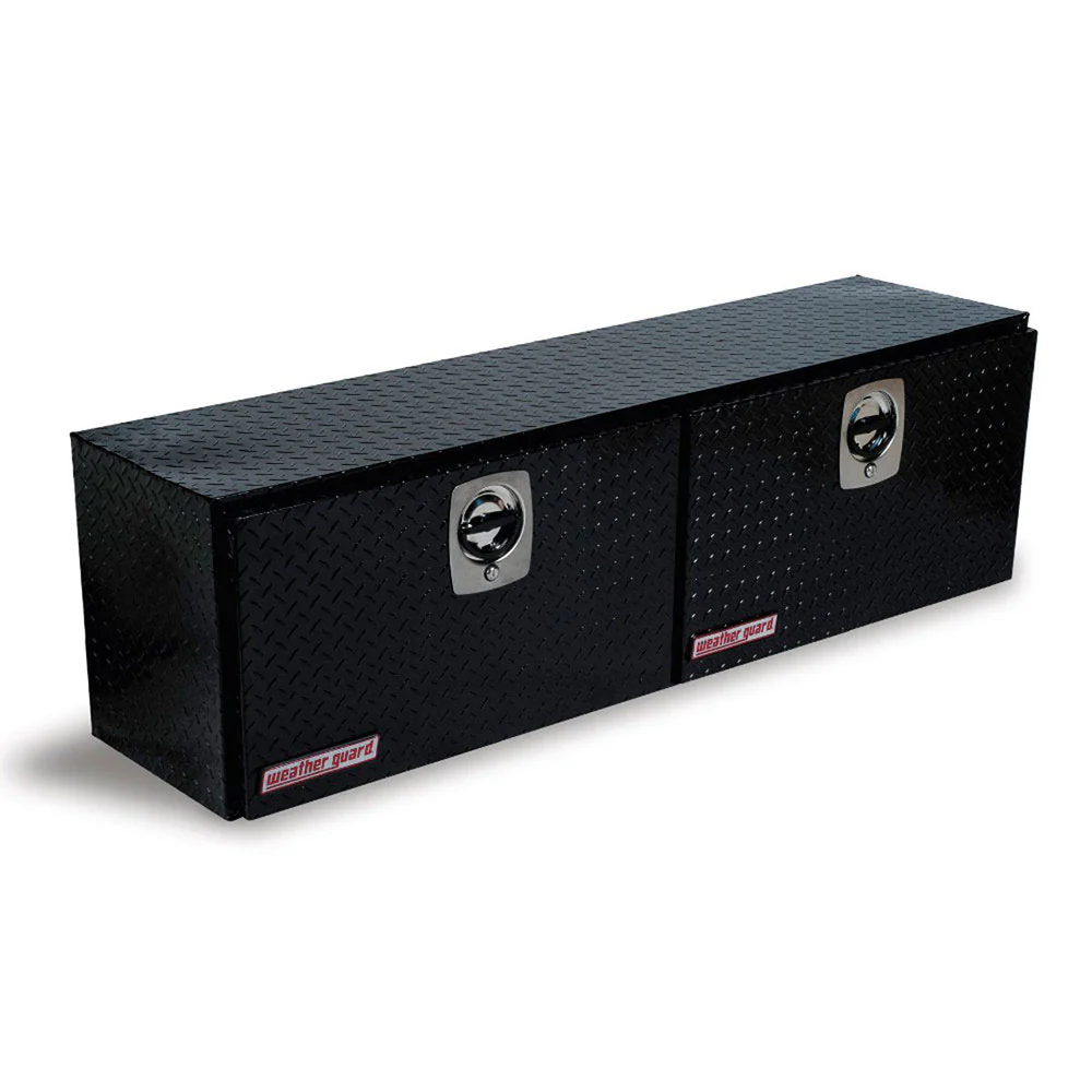 WeatherGuard 364-5-02 Gloss Black Aluminum Hi-Side Box, Aluminum, 7.9 cu ft - Mactool Shop