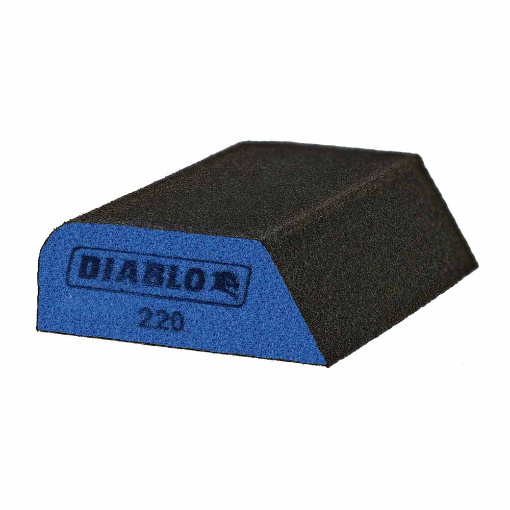 Diablo DFBCOMBMFN01G Dual-Edge 220-Grit (Ultra Fine) Sanding Sponge - Mactool Shop