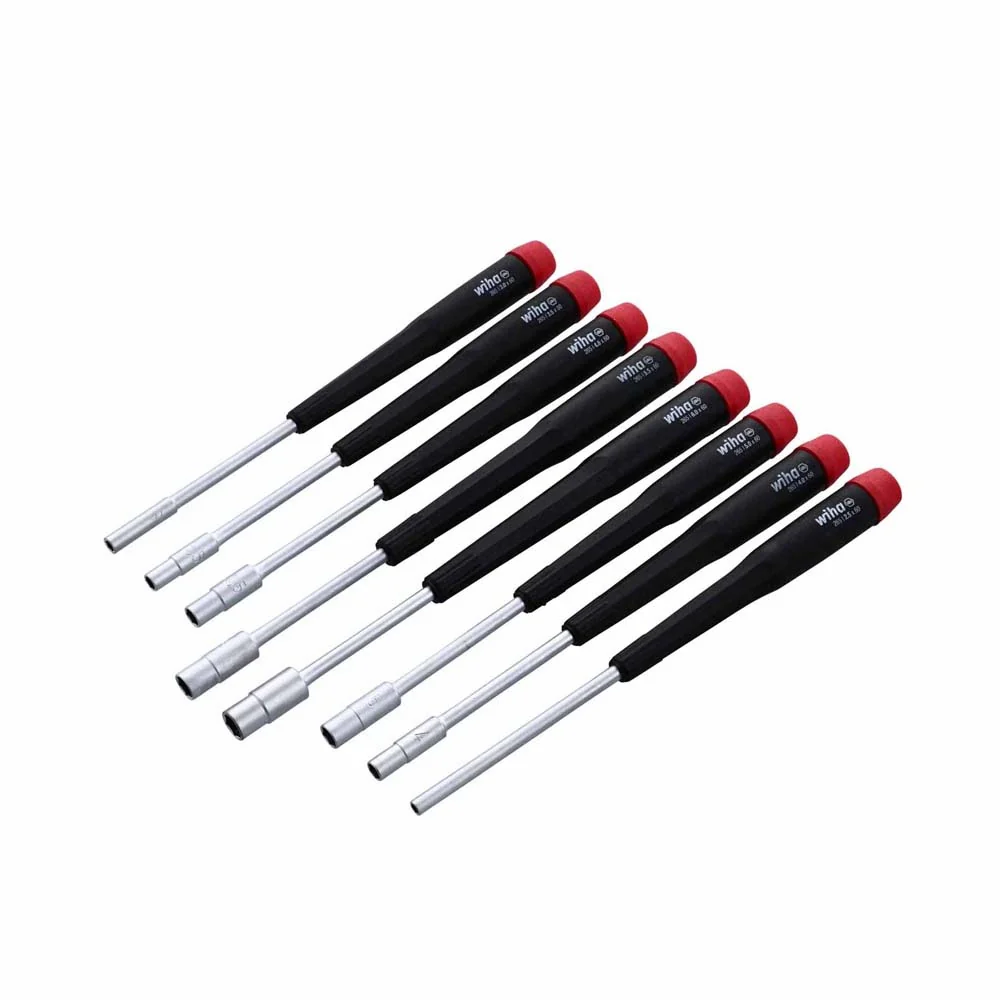 Wiha 26590 8 Piece Precision Nut Driver Set - Metric - Mactool Shop