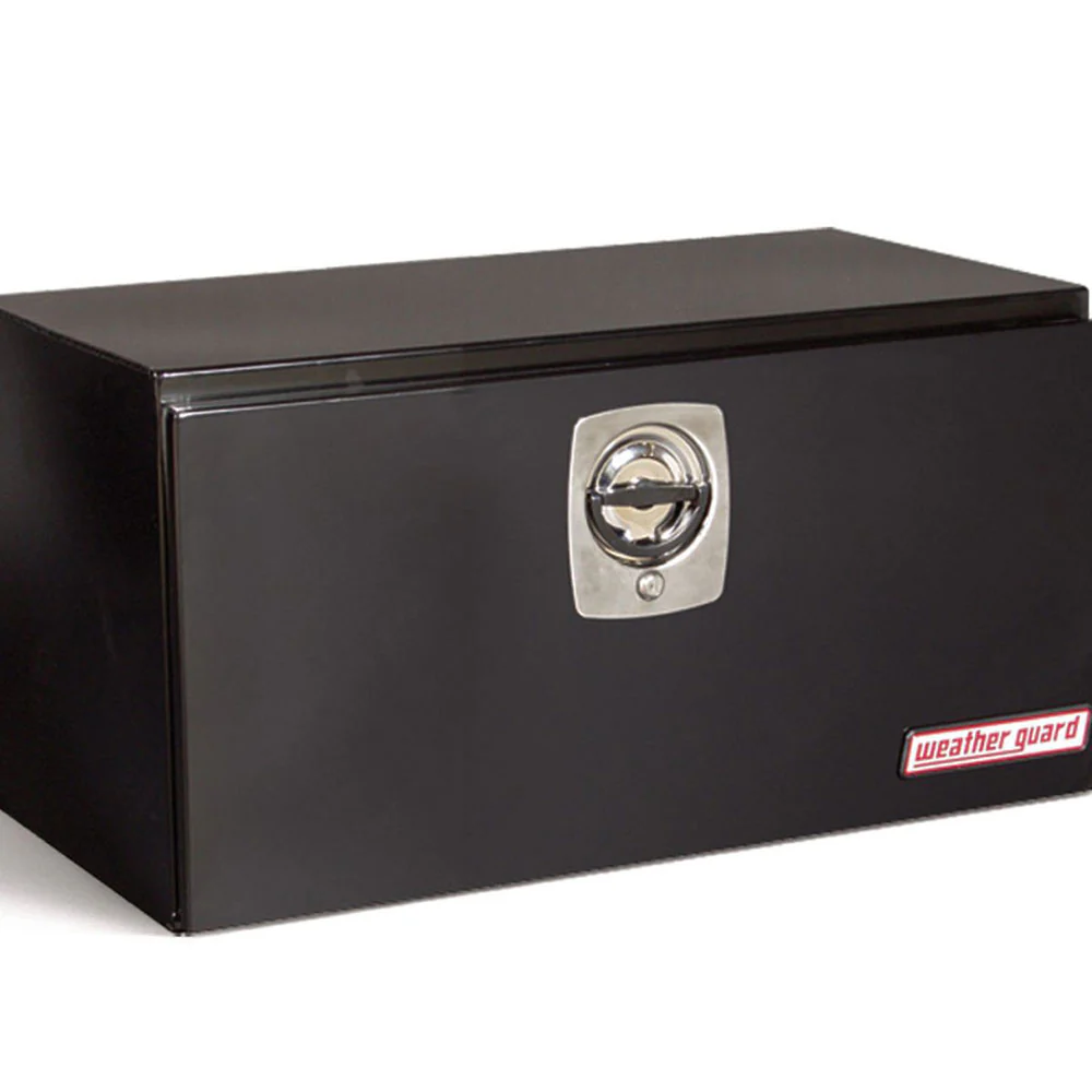 WeatherGuard 530-5-02 Gloss Black Steel Underbed Box, Standard, 5.6 Cu. Ft. - Mactool Shop