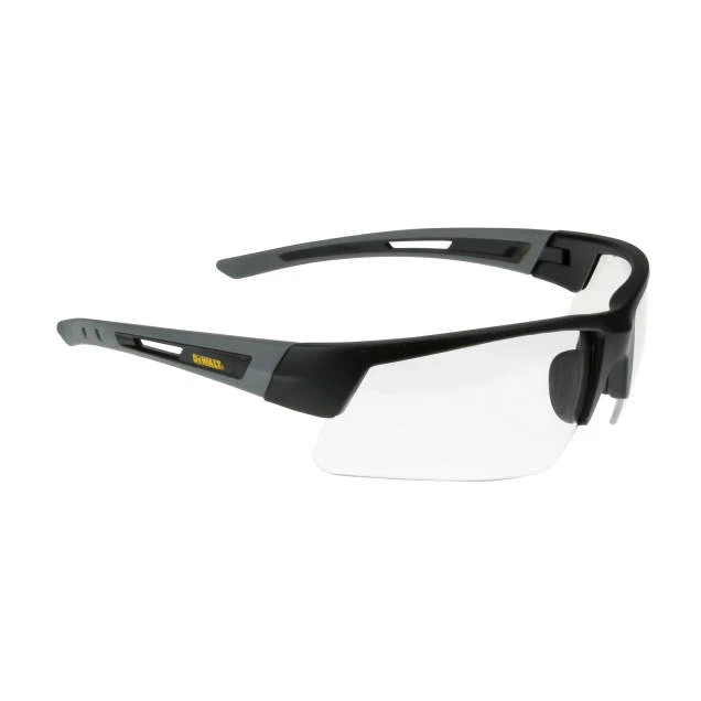 Dewalt DPG100-1D Crosscut Safety Glasses, Black Frame, Clear Lens - Mactool Shop