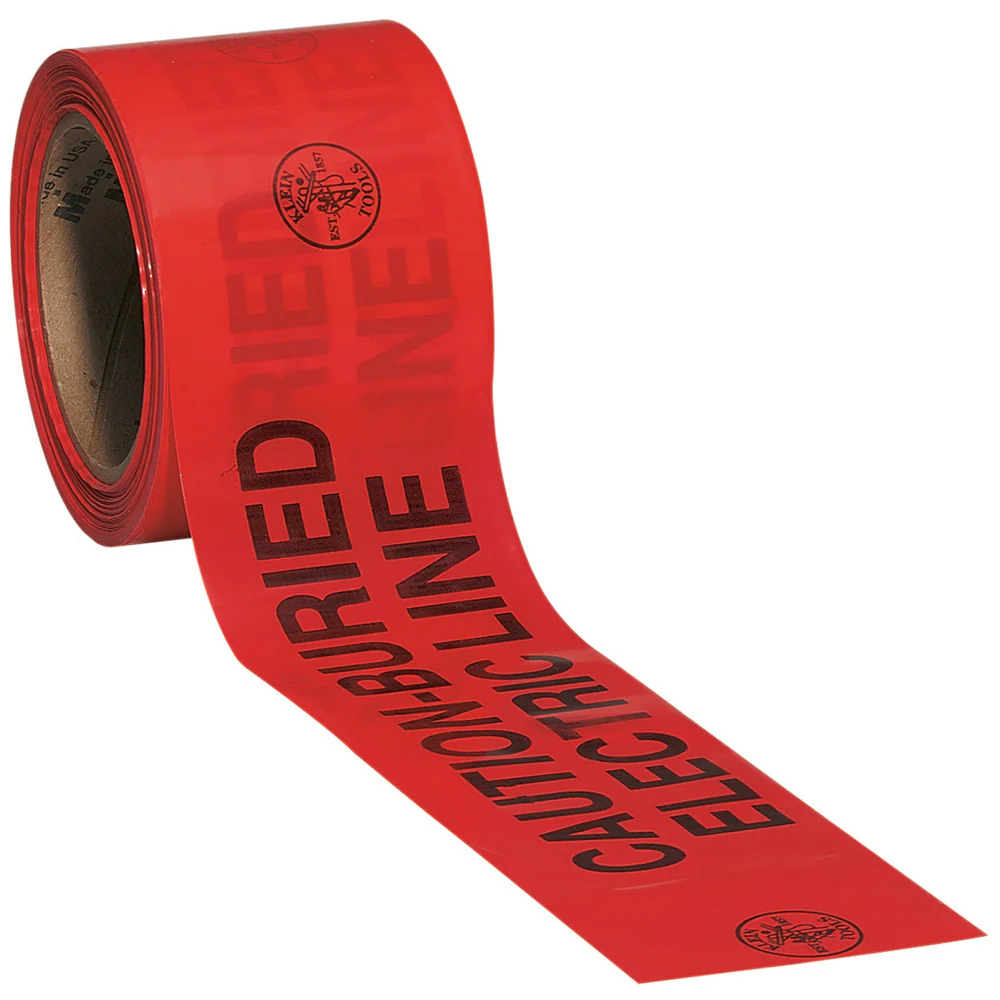 Klein Tools 58003 Caution Barricade Warning Tape, 1000-Foot - Mactool Shop