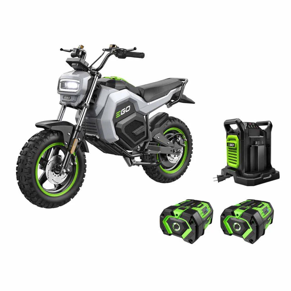 EGO MB1005-2 POWER+ Mini Bike with 2 x 7.5Ah Batteries and Dual Port Charger - Mactool Shop