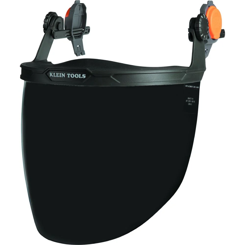 Klein 60473 Face Shield, Safety Helmet and Cap-Style Hard Hat, Gray Tint - Mactool Shop