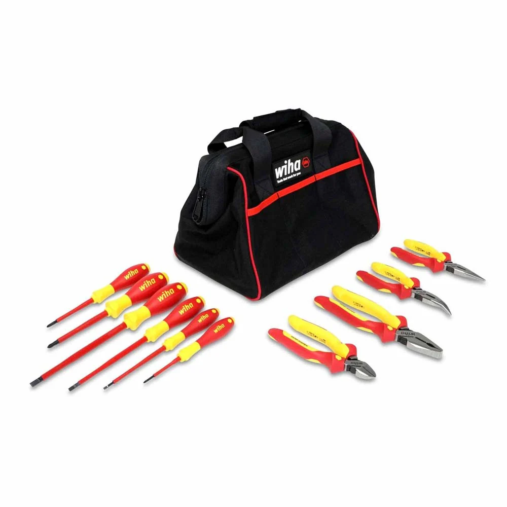 Wiha 32892 10 Piece Insulated Pliers-Cutters and Screwdriver Set - Mactool Shop