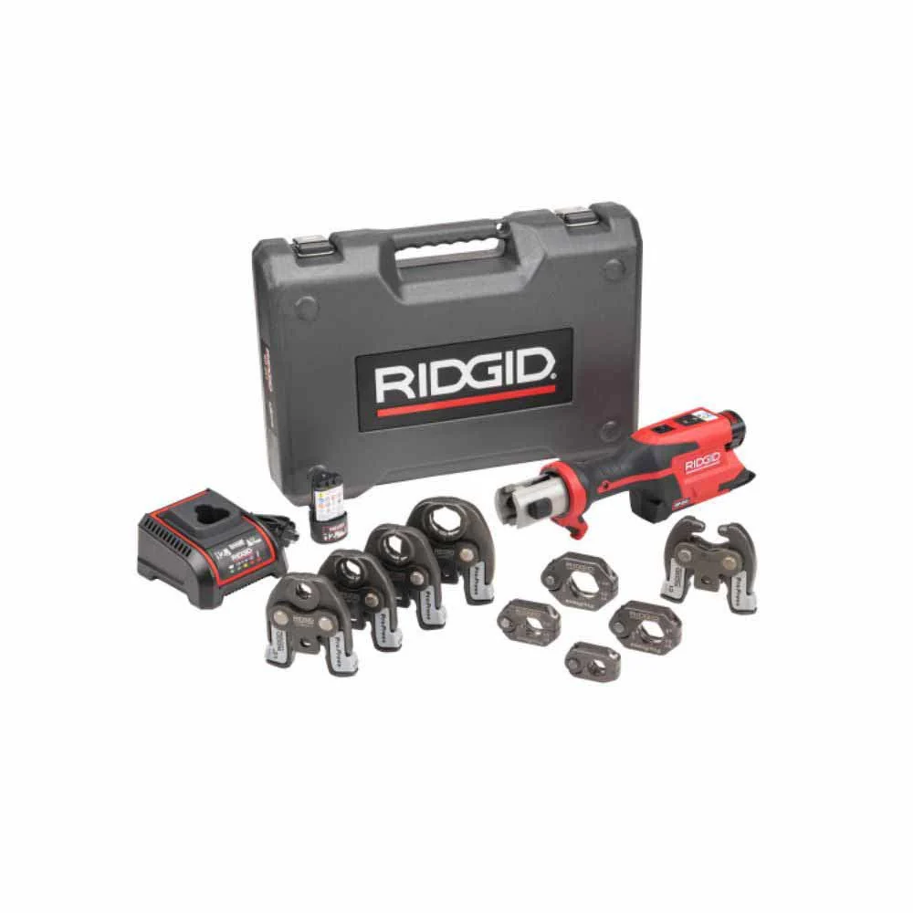 Ridgid 78208 RP 251 Press Tool Battery Kit with ProPress Rings & Jaws (1/2