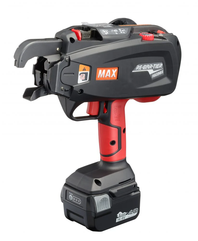 MAX USA RB398S Rebar Tying Tool up to #5 x #6 with 21ga wire - Mactool Shop