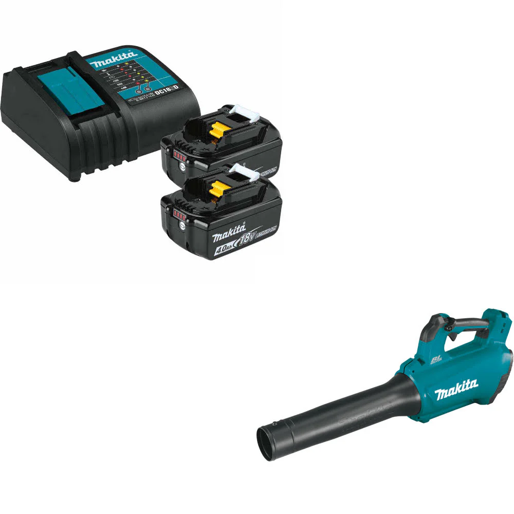 Makita BL1840BSC2 18V LXT Li-Ion Starter Pack W/ FREE XBU03Z 18V LXT Blower-Bare - Mactool Shop