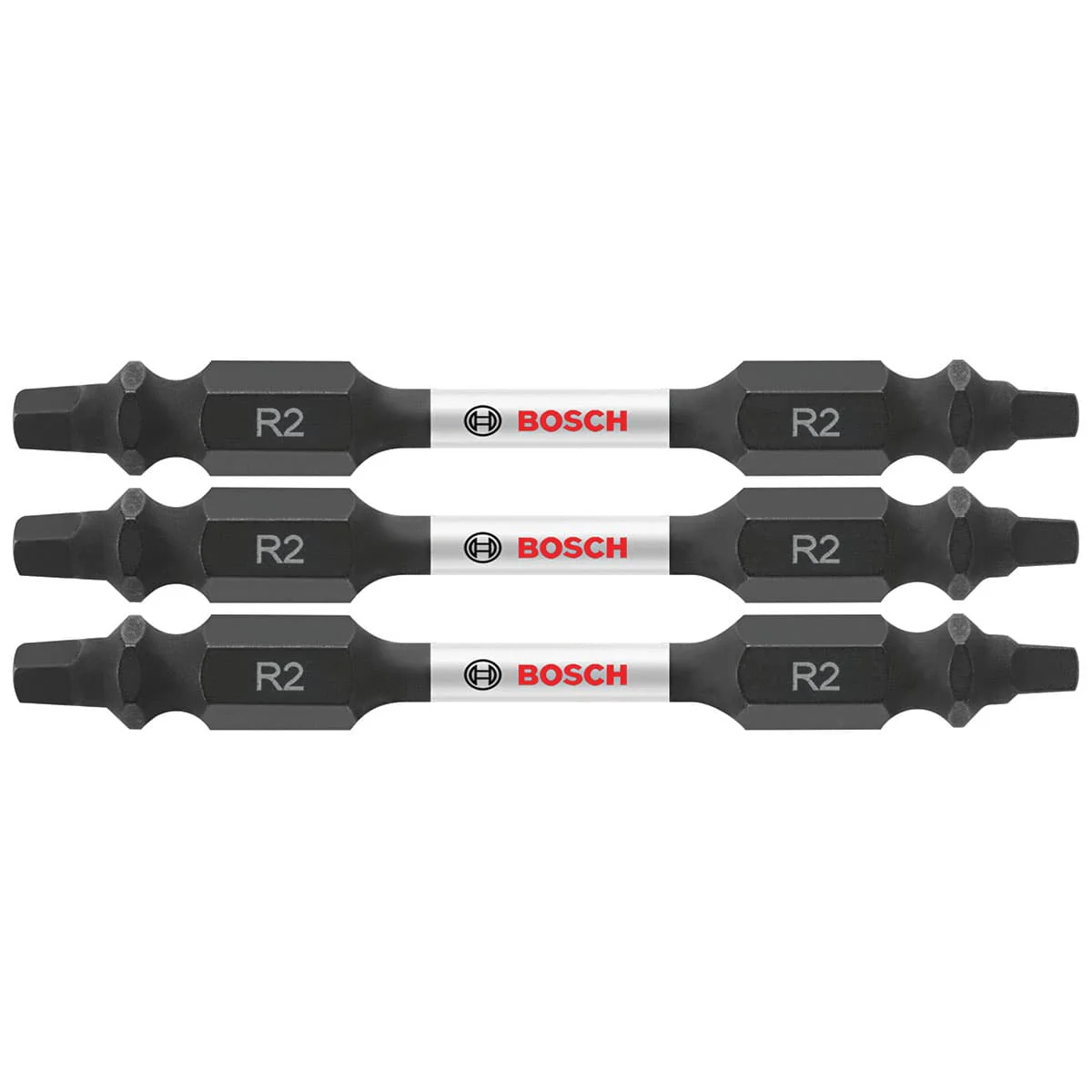 Bosch ITDESQ22503 3 pc. Impact Tough 2.5 In. Square #2 Double-Ended Bits - Mactool Shop