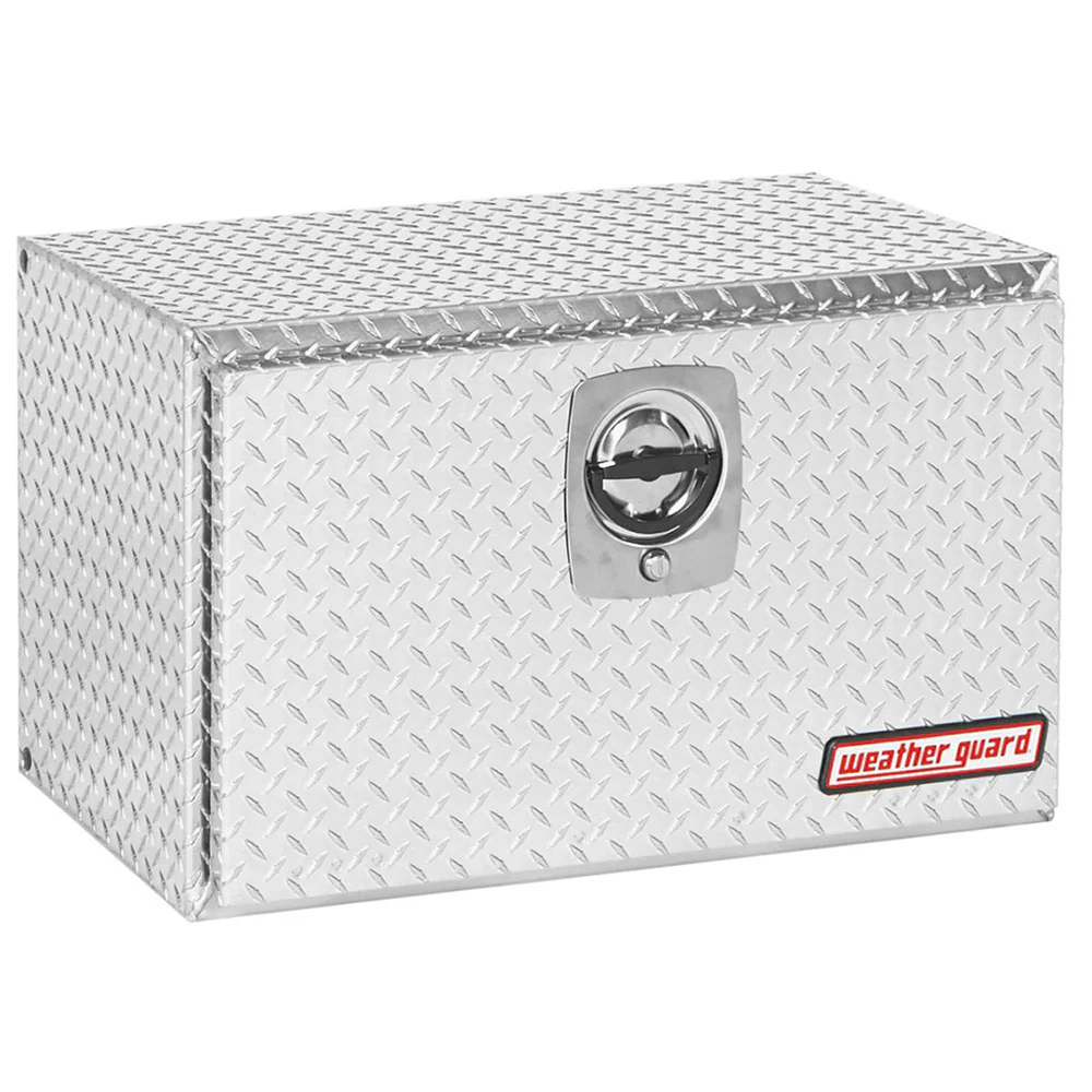 WeatherGuard 631-0-02 Clear Aluminum Underbed Box, Aluminum, Compact, 5.4 Cu. Ft. - Mactool Shop
