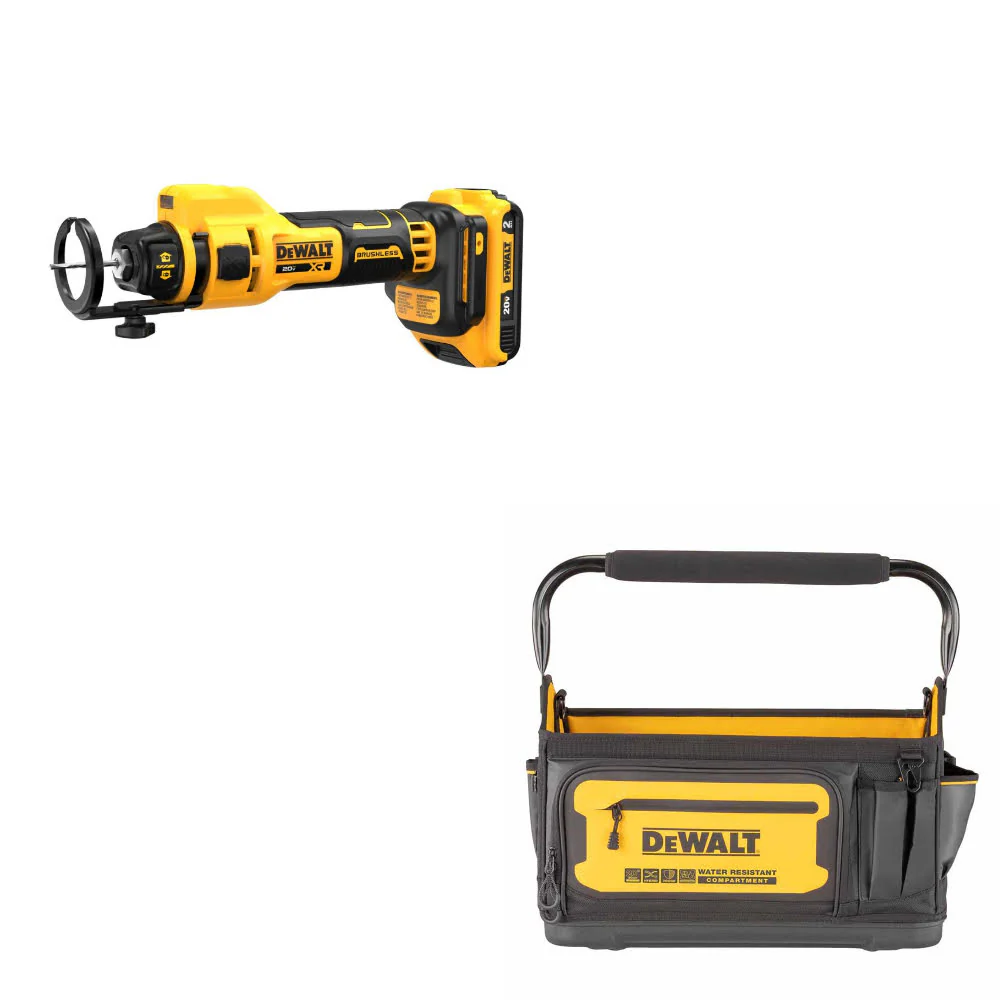 DeWalt DCE555D2 20V MAX* Cut-Out Tool Kit W/ FREE DWST560106 20