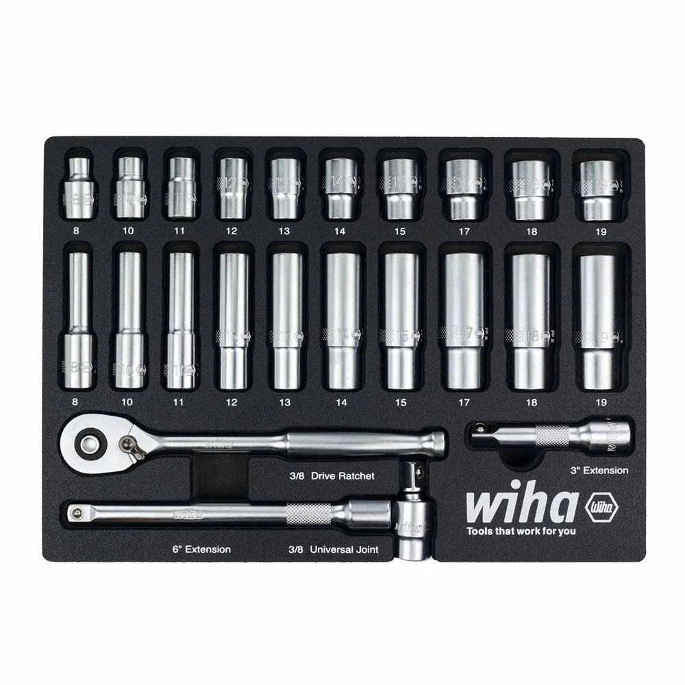 Wiha 33795 24 Piece 3/8