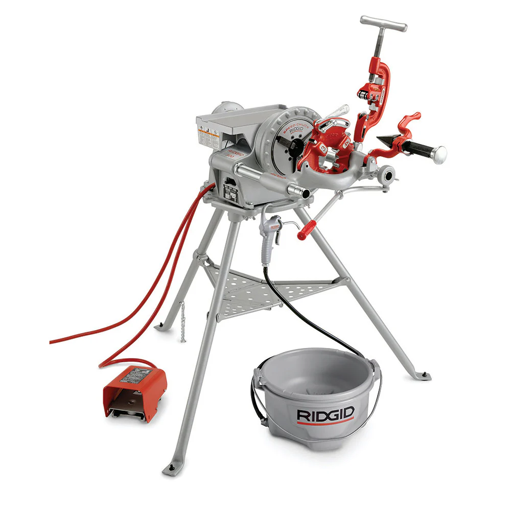 RIDGID 15682 300 Complete (38 RPM) Pipe Threading Machine - Mactool Shop