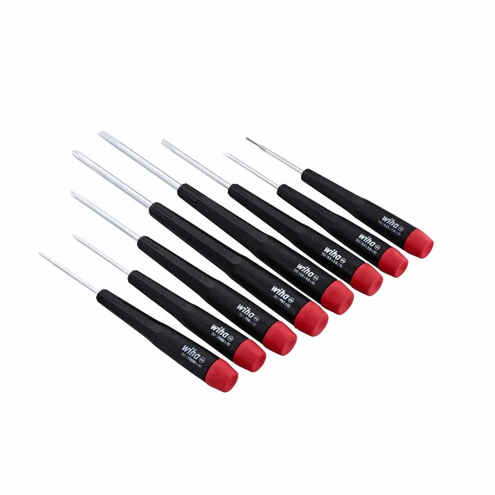 Wiha 26199 8 Piece Precision Slotted and Phillips Screwdriver Set - Mactool Shop